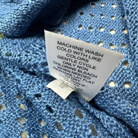 Maurices Multicolor Open Stitch Striped Long Sleeve Knit Cardigan Sweater 3X - Picture 12 of 15